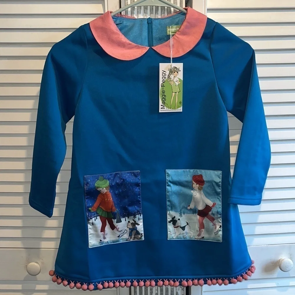Nwt Maggie Peggy Skating Girl Holiday - Picture 3 of 8